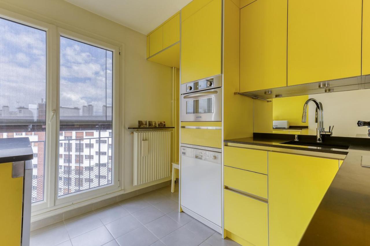 Large And Bright 2 Bdrs Flat With View - Paris 20 Apartment Bagian luar foto