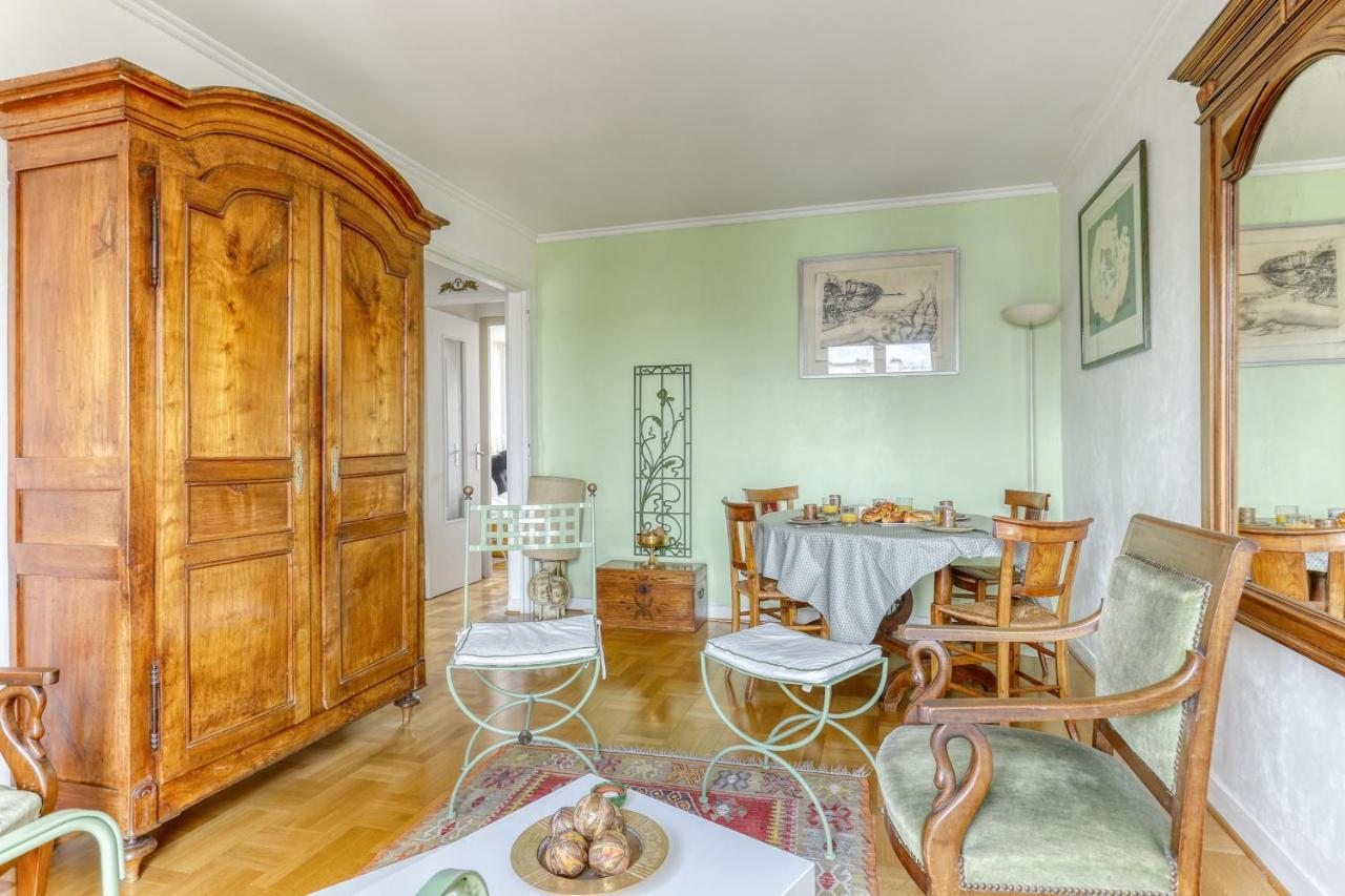 Large And Bright 2 Bdrs Flat With View - Paris 20 Apartment Bagian luar foto