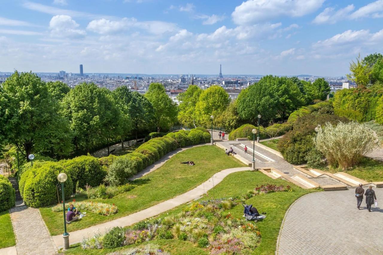 Large And Bright 2 Bdrs Flat With View - Paris 20 Apartment Bagian luar foto
